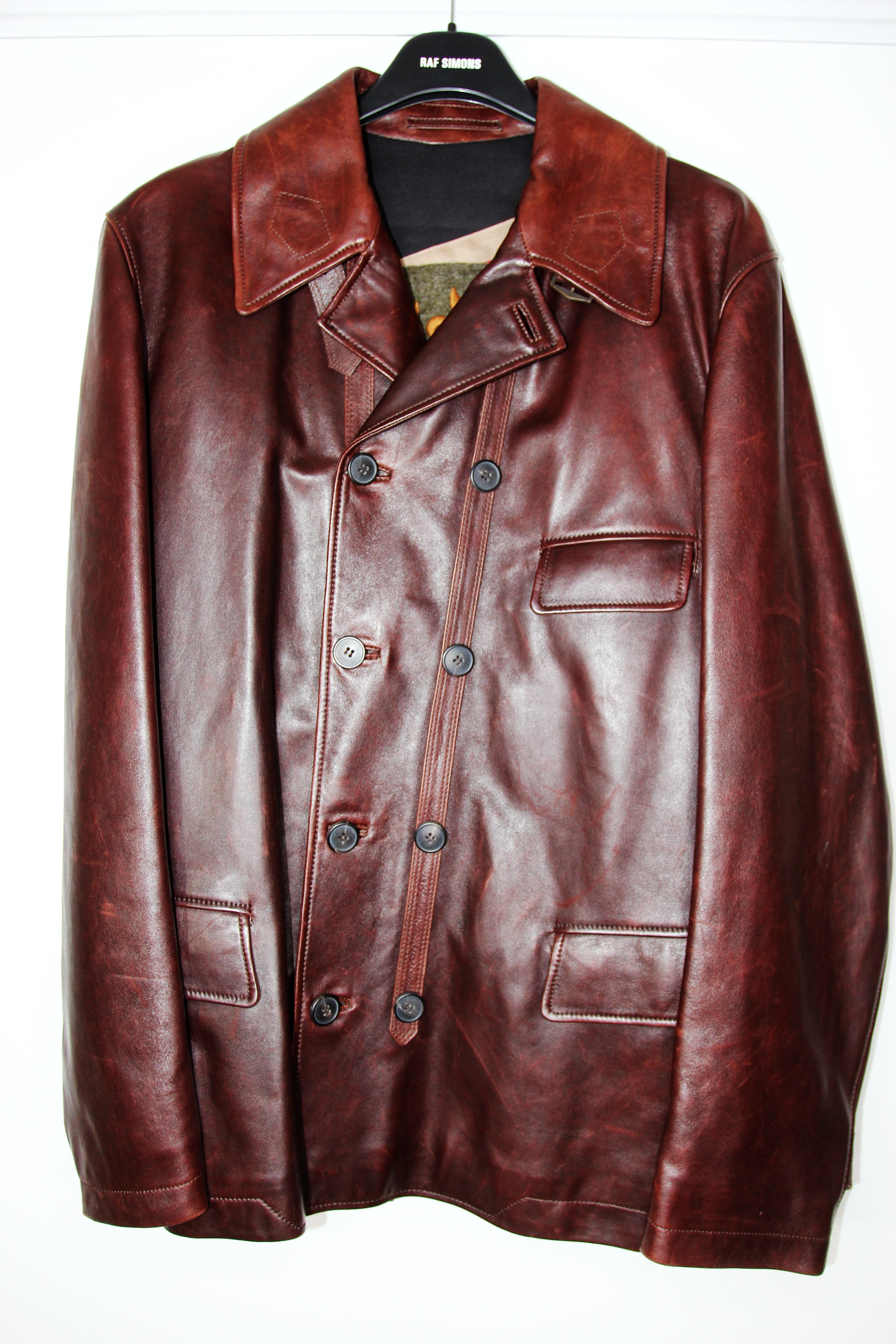 vintage leather jacket L dries van noten theleadershiftproject.com